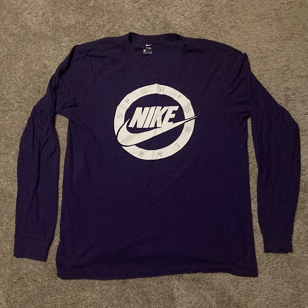 Purple Nike Sportswear Long Sleeve